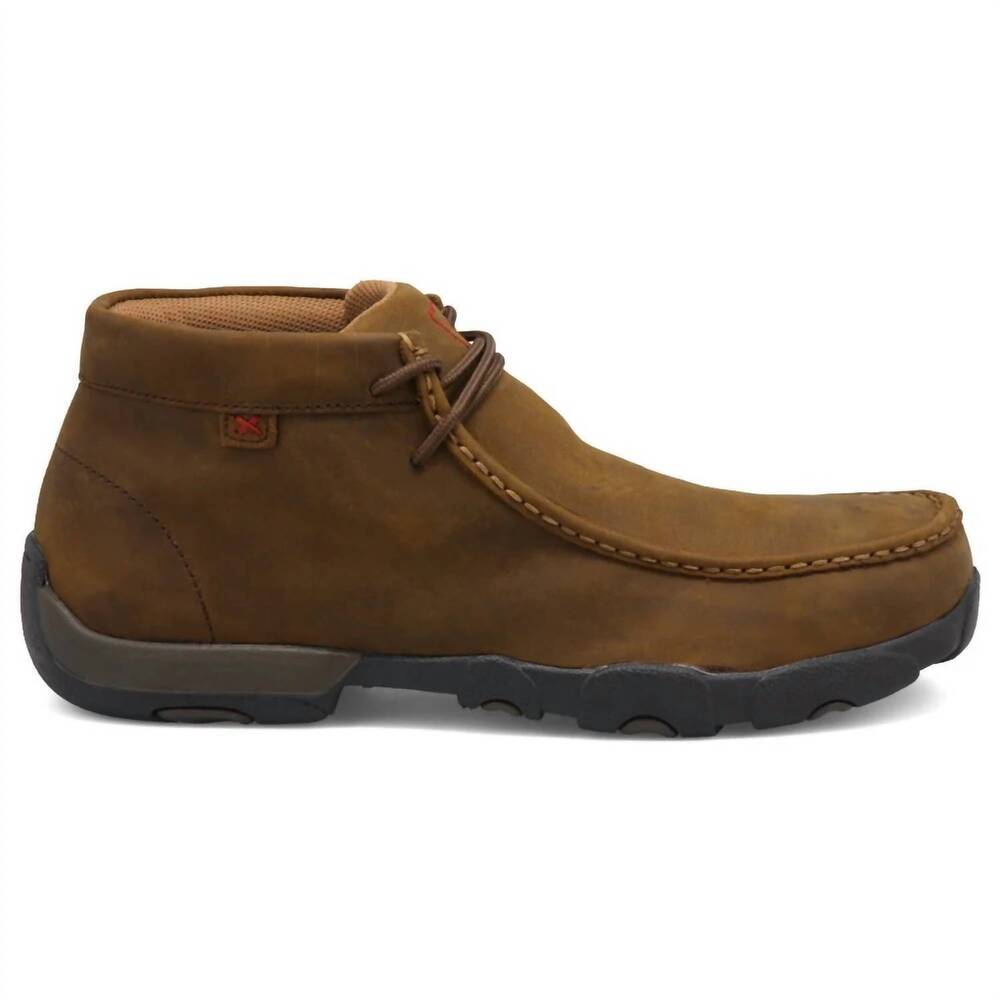 NEW TWISTED X men's steel toe work boots in distressed saddle